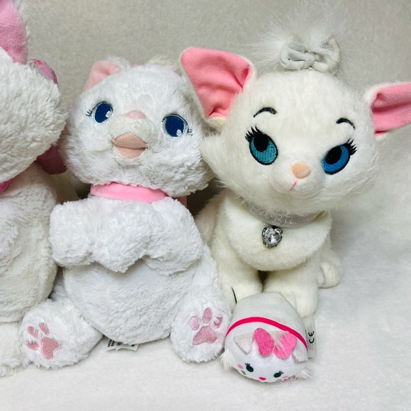Disnet Marie Plushes Aristicats Disney Kitty Plush Lot - Picture 7 of 9